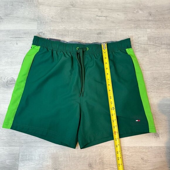 Tommy Hilfiger NWT Green Swim Trunks 5in inseam Size XL - Picture 6 of 12